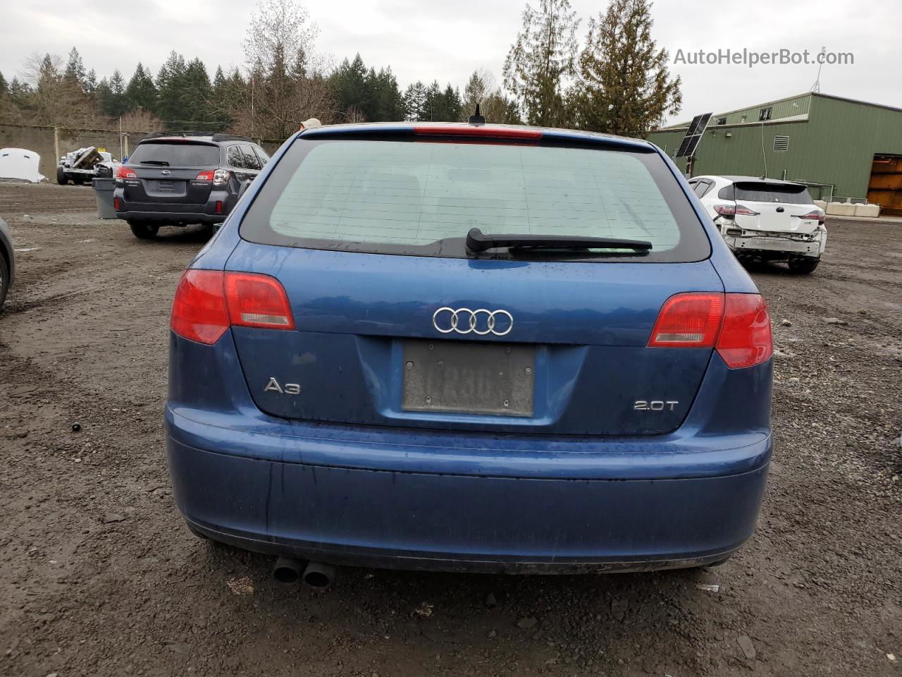 2008 Audi A3 2.0 Premium Blue vin: WAUNF78P08A138476