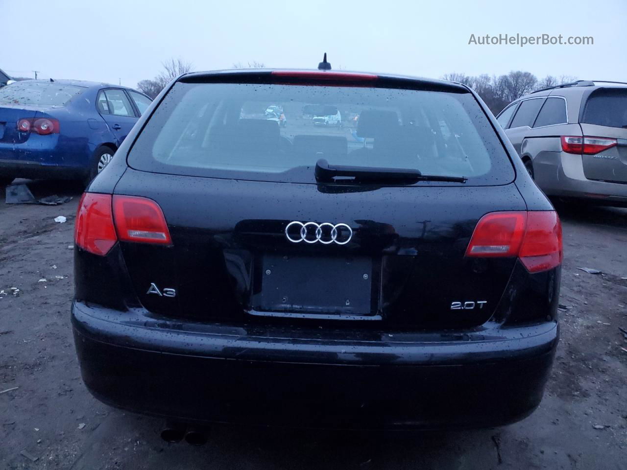 2008 Audi A3 2.0 Premium Black vin: WAUNF78P18A016502