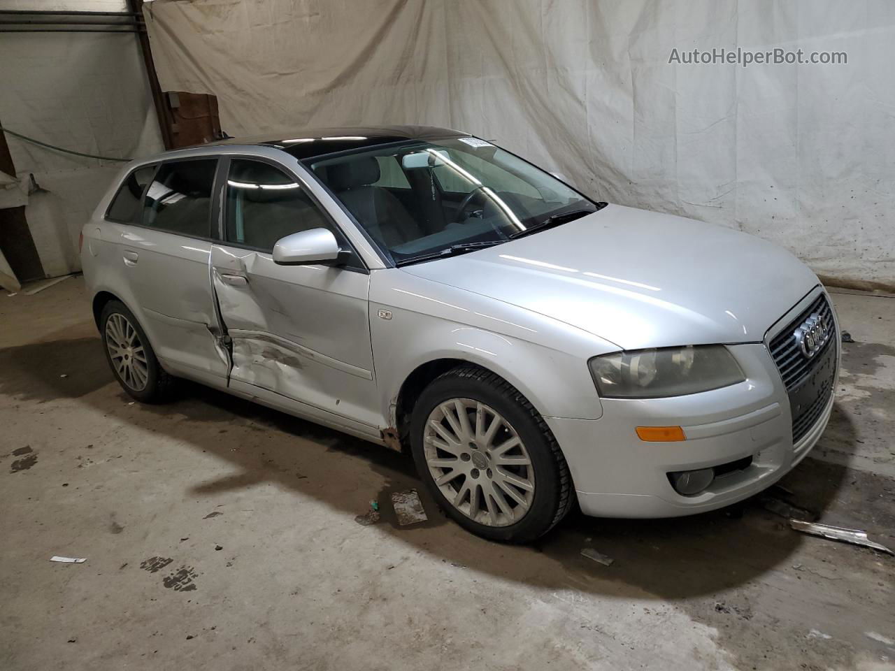 2008 Audi A3 2.0 Premium Silver vin: WAUNF78P18A081589