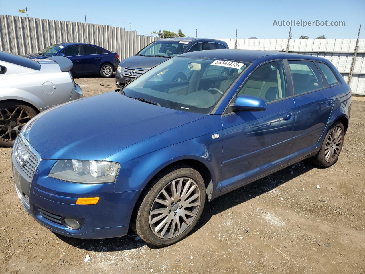 2008 Audi A3 2.0 Premium Blue vin: WAUNF78P18A102831