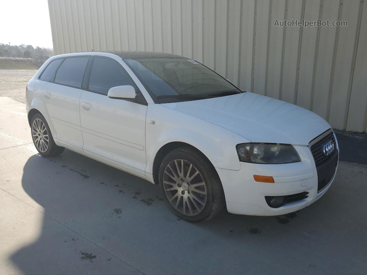 2008 Audi A3 2.0 Premium White vin: WAUNF78P38A079651