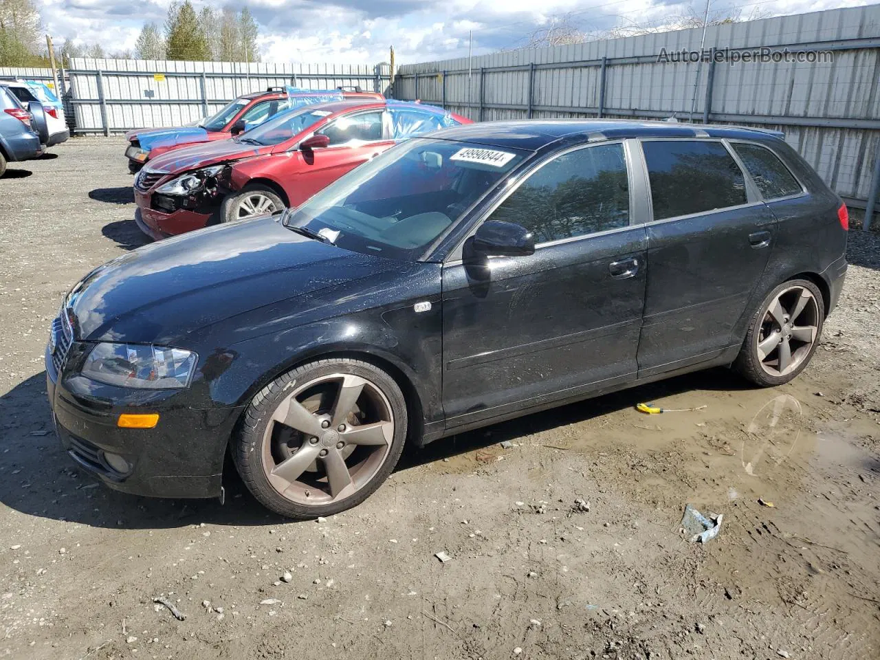 2008 Audi A3 2.0 Premium Black vin: WAUNF78P38A158222