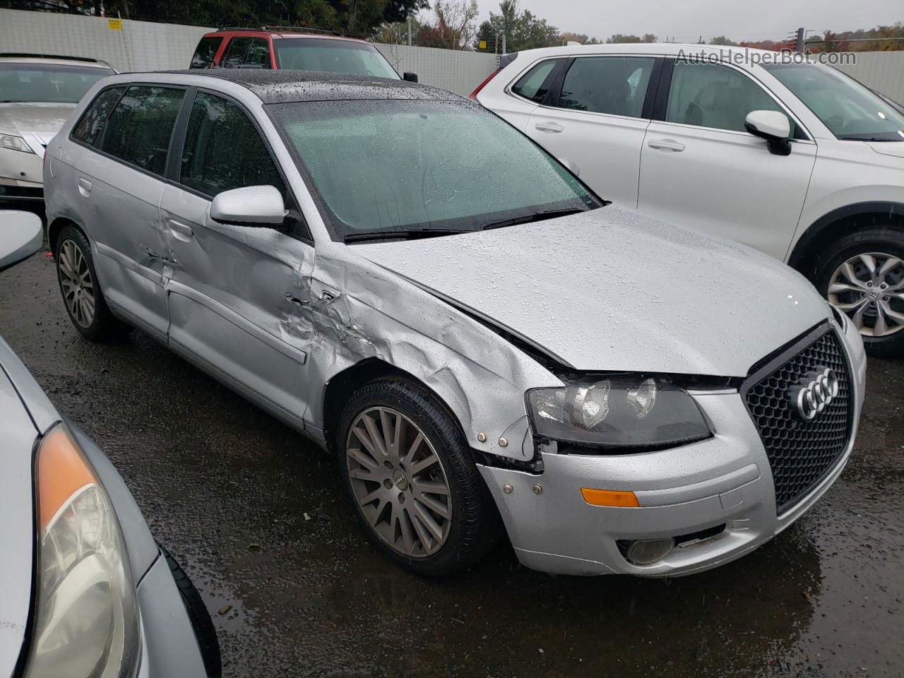 2008 Audi A3 2.0 Premium Silver vin: WAUNF78P58A076962