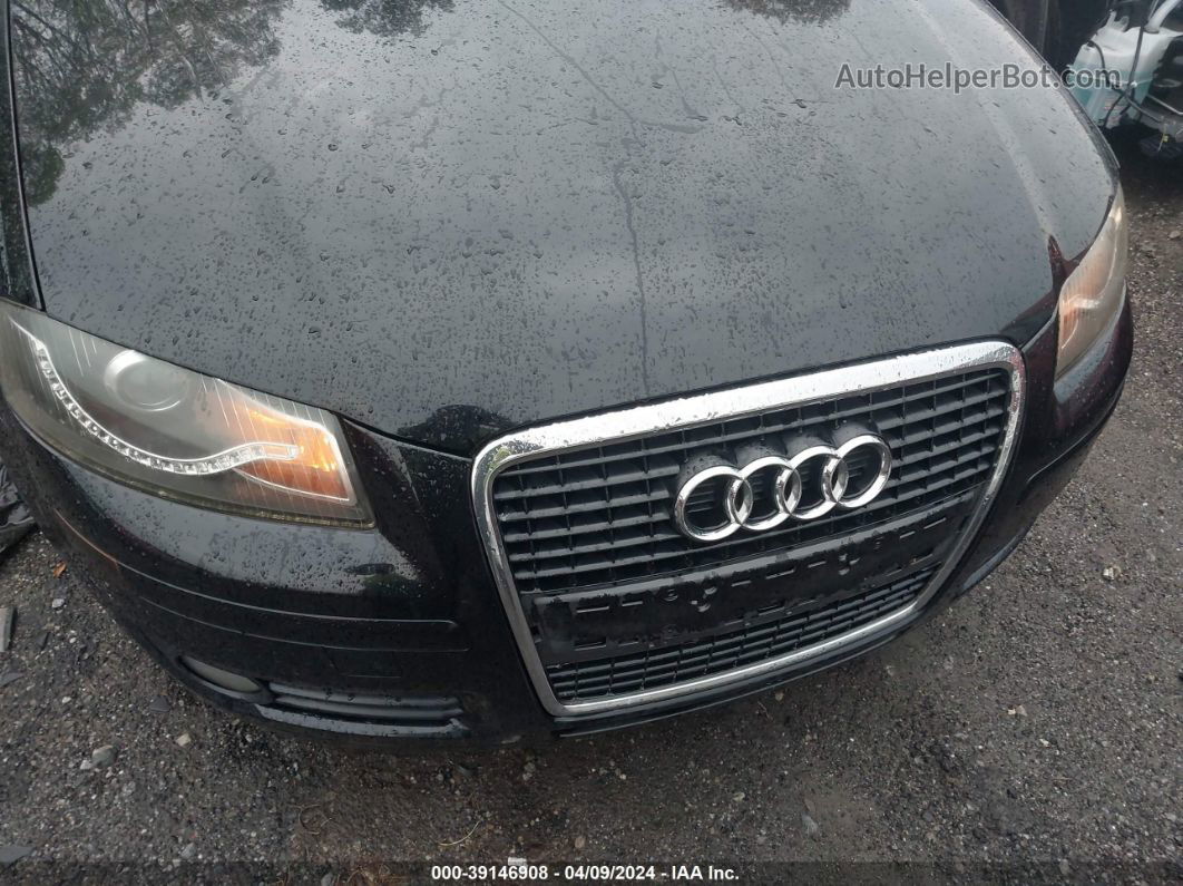 2008 Audi A3 2.0t Black vin: WAUNF78P68A076713