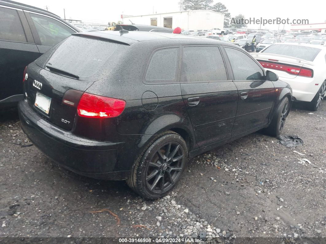 2008 Audi A3 2.0t Black vin: WAUNF78P68A076713