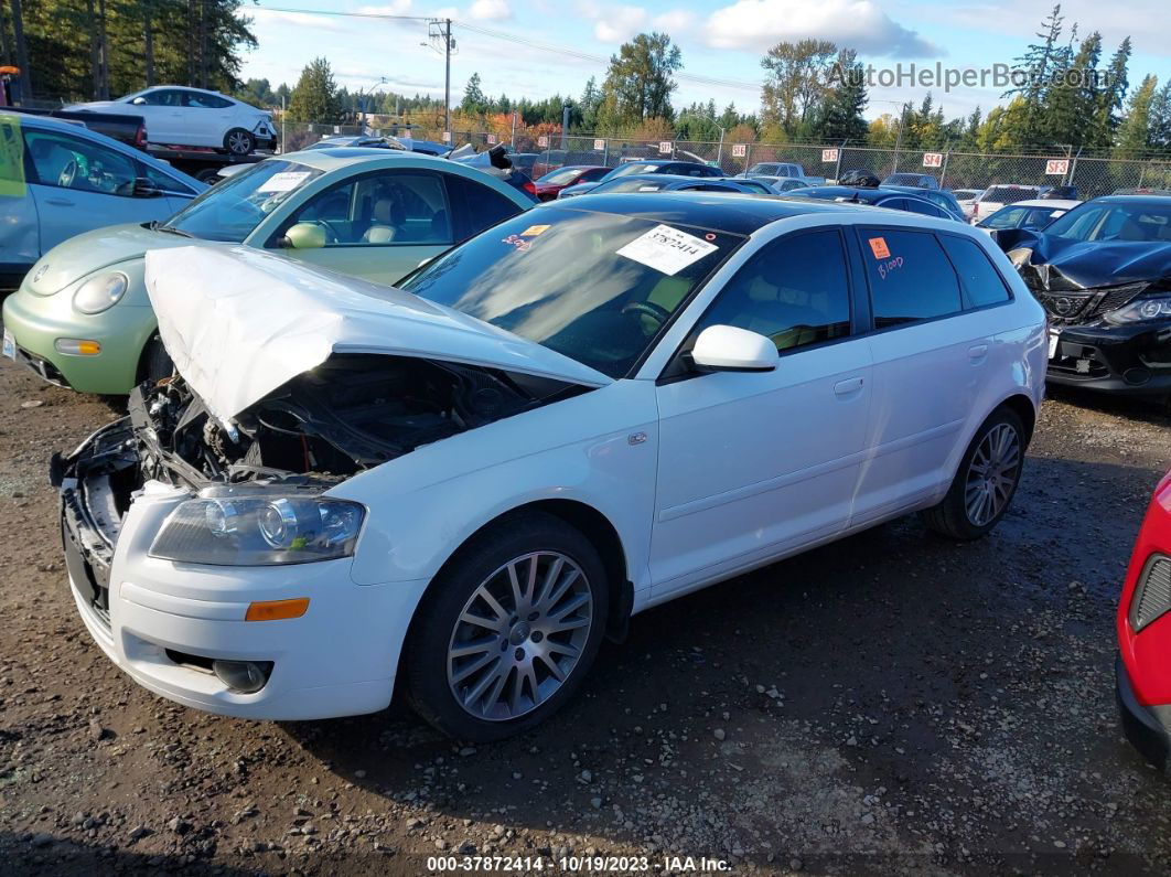 2008 Audi A3   White vin: WAUNF78P68A085816