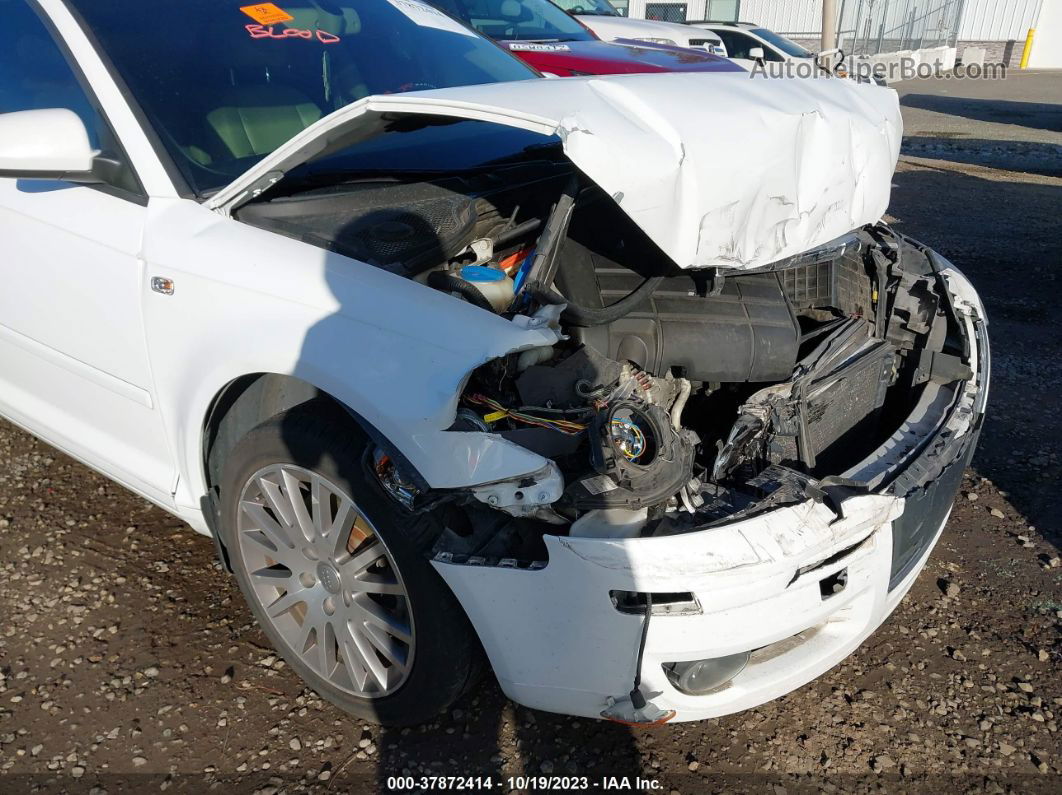 2008 Audi A3   White vin: WAUNF78P68A085816