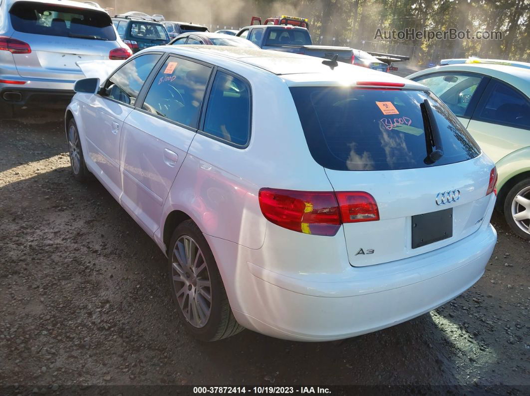 2008 Audi A3   White vin: WAUNF78P68A085816