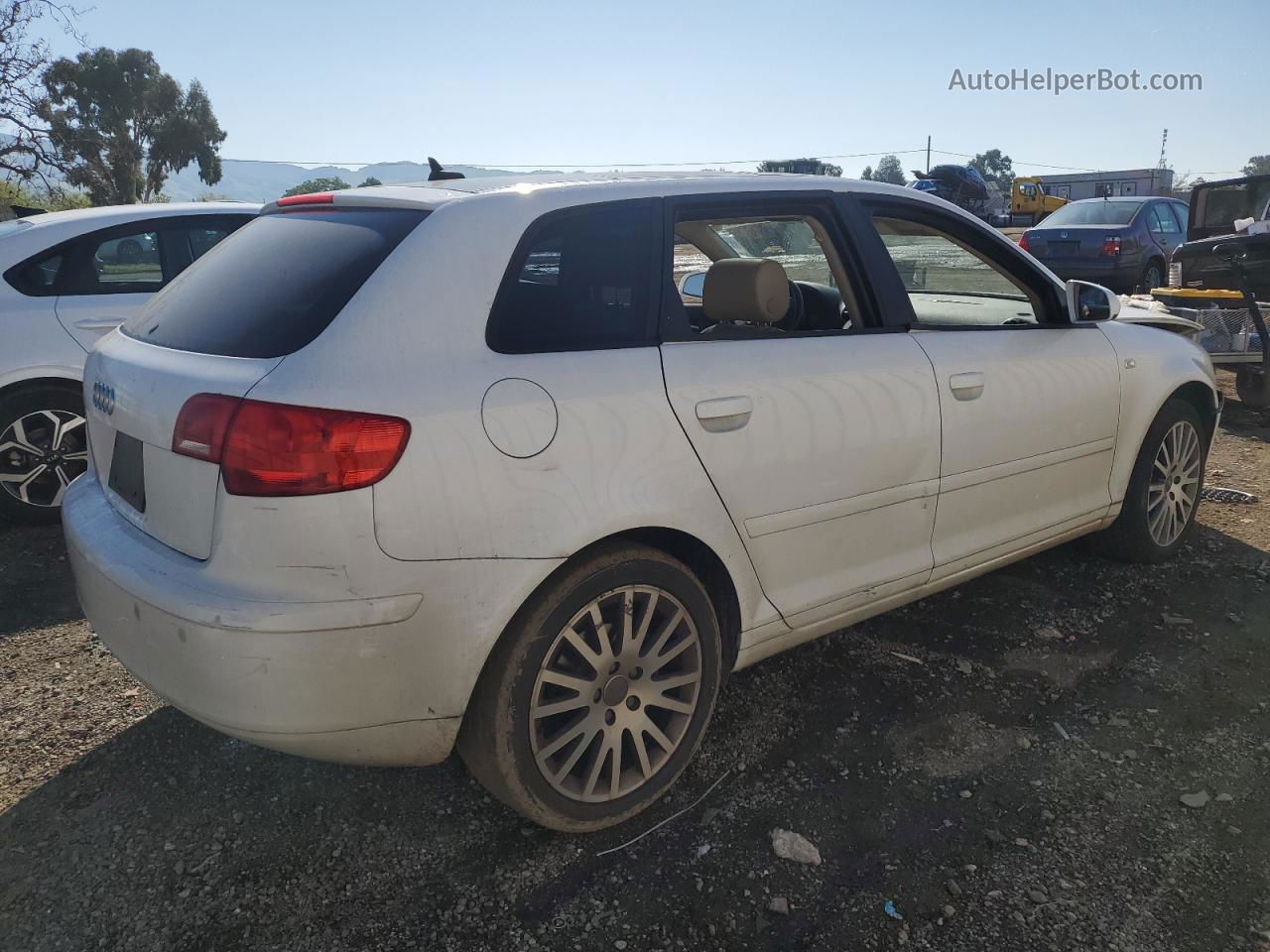 2008 Audi A3 2.0 Premium White vin: WAUNF78P68A105689