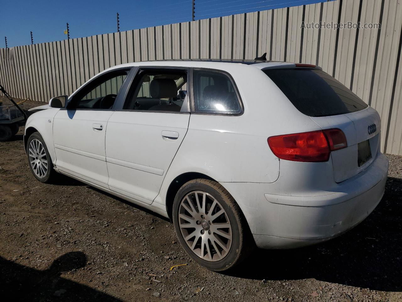 2008 Audi A3 2.0 Premium White vin: WAUNF78P68A105689