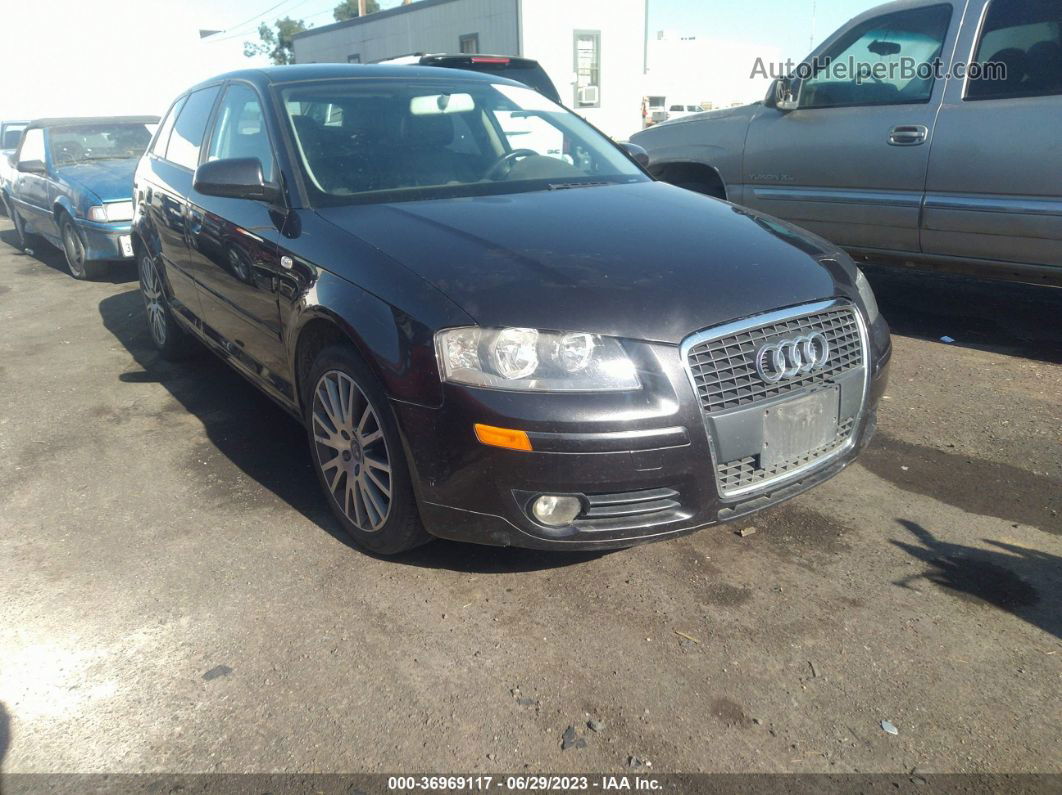 2008 Audi A3   Black vin: WAUNF78P68A136389