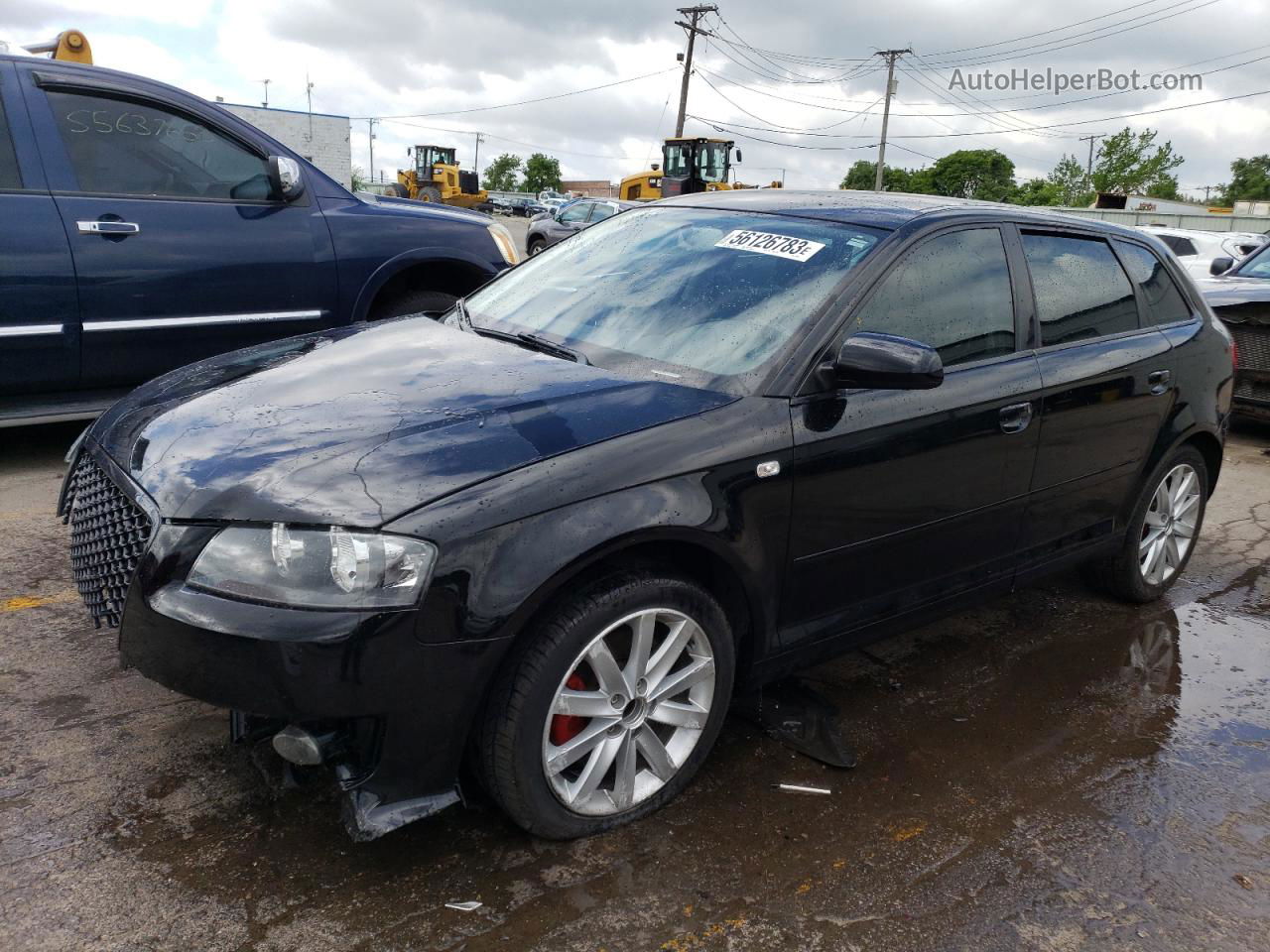 2008 Audi A3 2.0 Premium Black vin: WAUNF78P78A146896