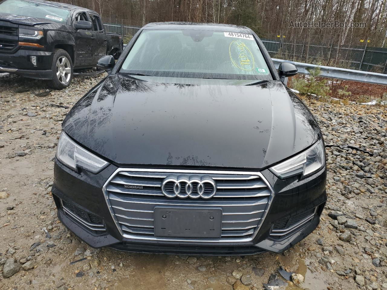 2018 Audi A4 Premium Black vin: WAUNNAF43JA119211