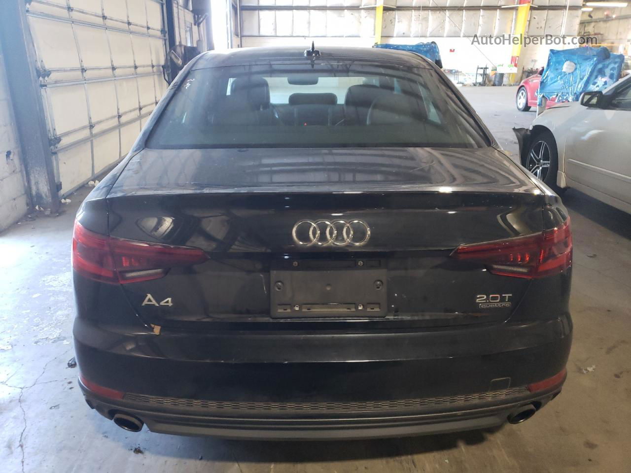 2018 Audi A4 Premium Black vin: WAUNNAF45JA143638