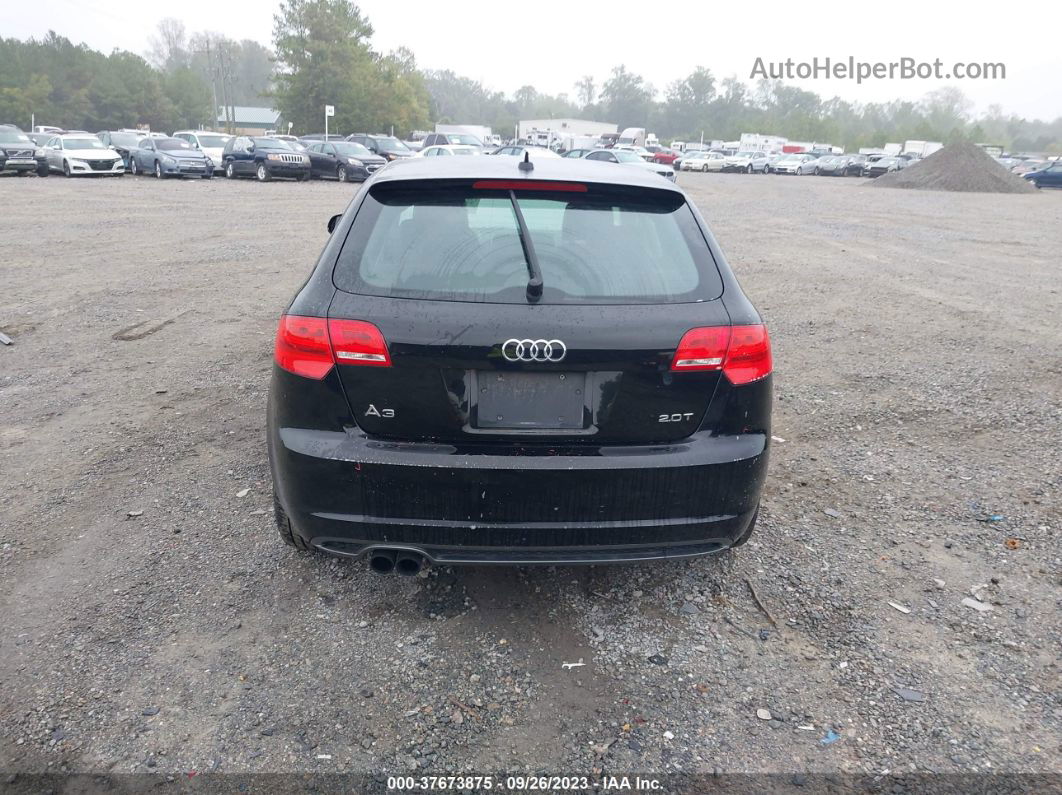 2012 Audi A3 2.0t Premium Plus Black vin: WAUPEAFM4CA050220