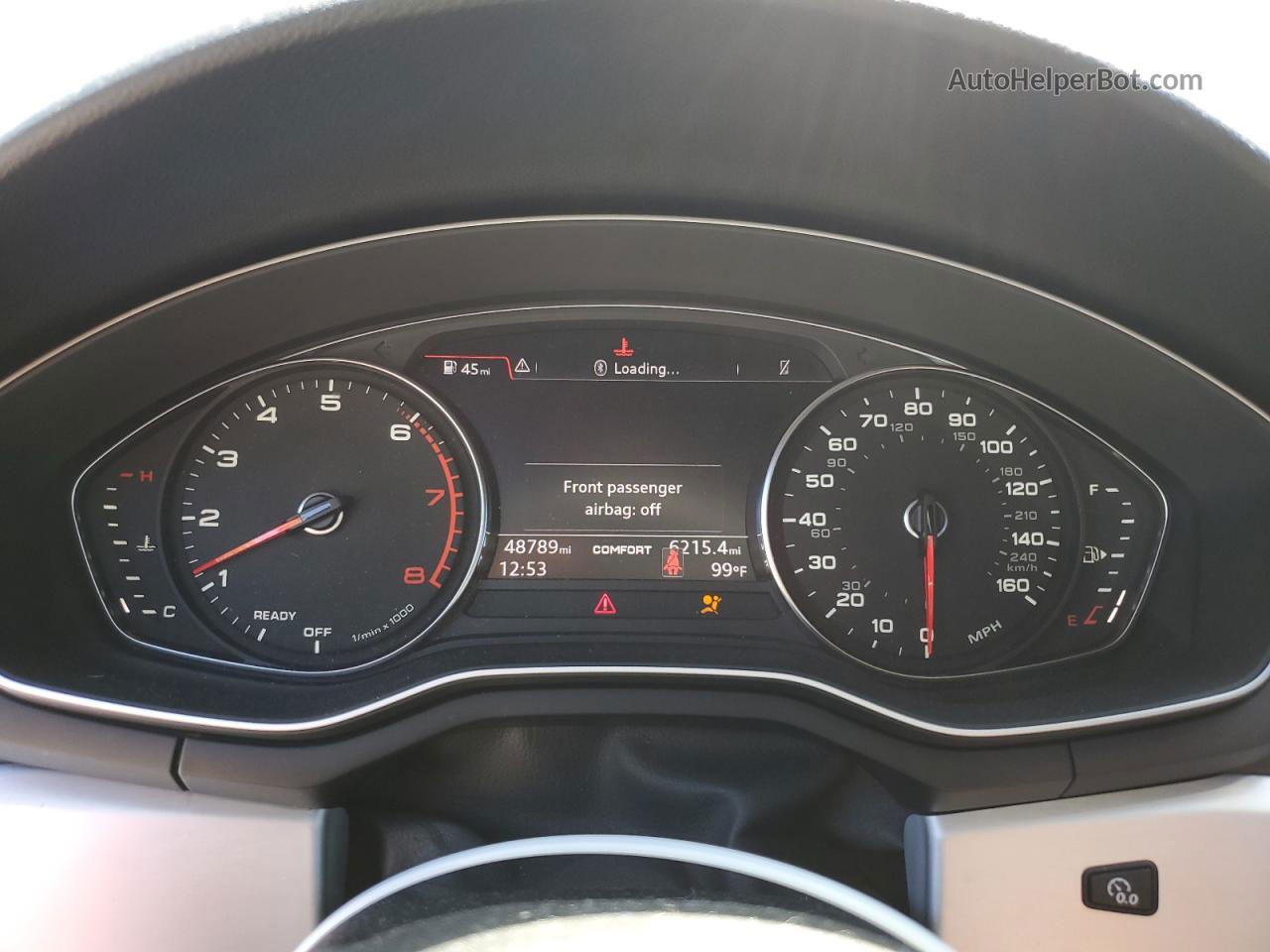 2018 Audi A4 Premium Plus Gray vin: WAUPNAF49JA138533