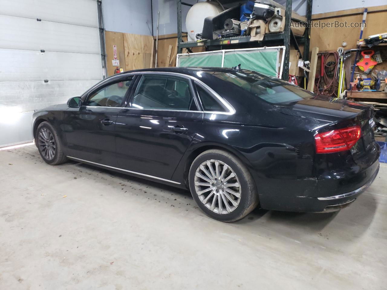 2014 Audi A8 L Quattro Black vin: WAUR2AFD0EN006017