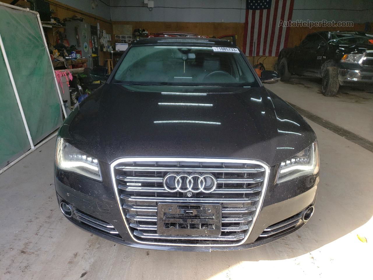 2014 Audi A8 L Quattro Black vin: WAUR2AFD0EN006017