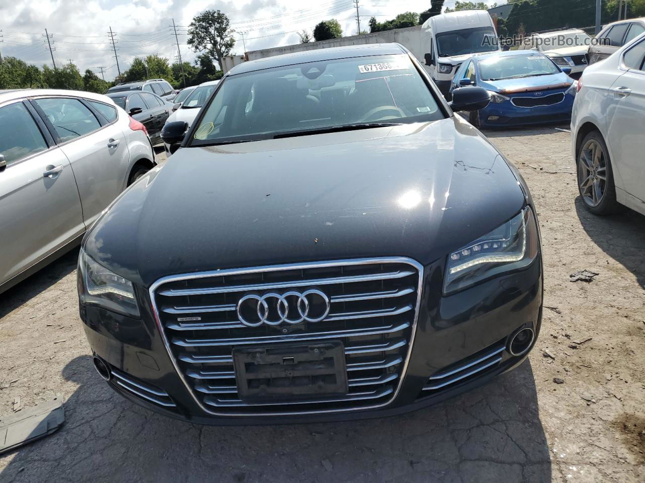 2014 Audi A8 L Quattro Black vin: WAUR2AFD0EN007877