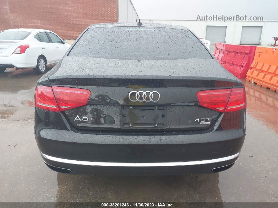 2014 Audi A8 L 4.0t Black vin: WAUR2AFD0EN008169