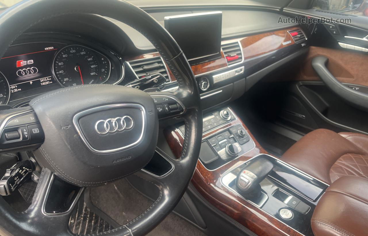 2014 Audi A8 L Quattro Black vin: WAUR2AFD1EN002929