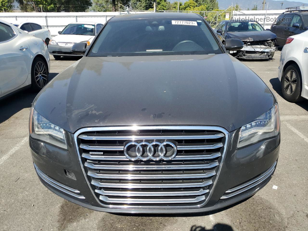 2014 Audi A8 L Quattro Gray vin: WAUR2AFD1EN003949