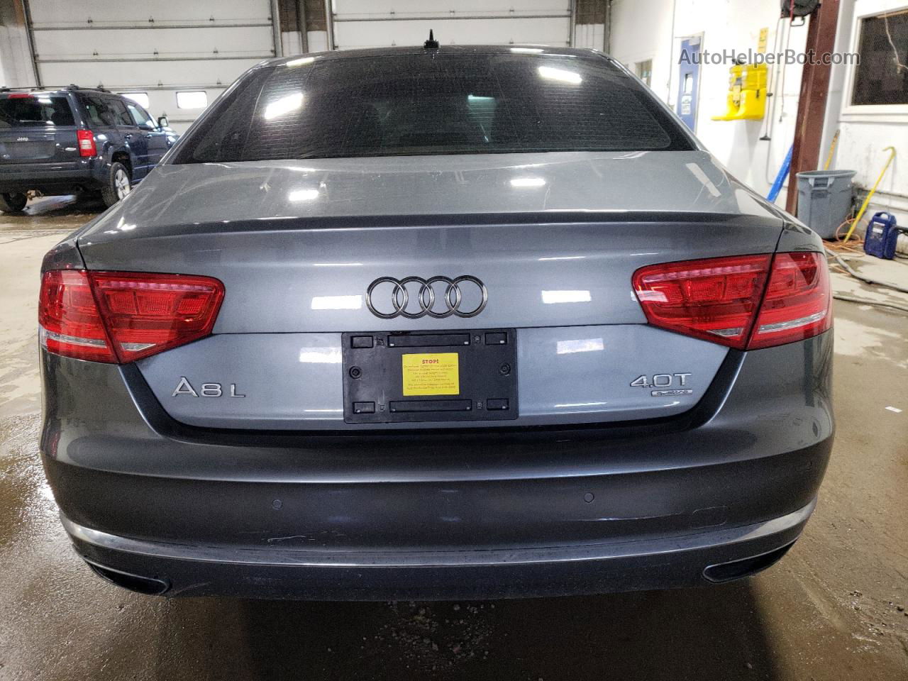 2014 Audi A8 L Quattro Gray vin: WAUR2AFD1EN010500