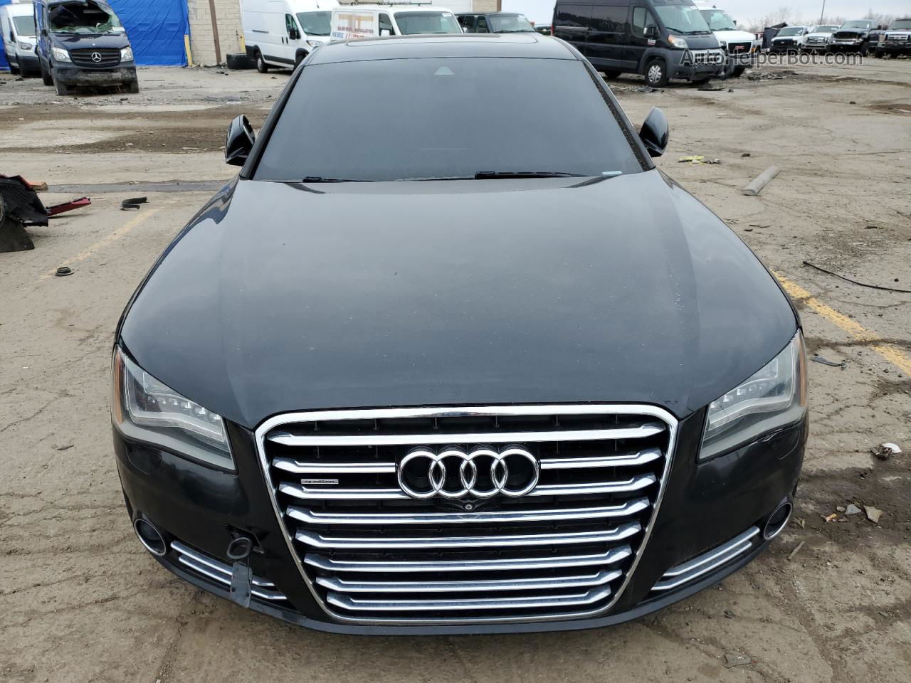 2014 Audi A8 L Quattro Black vin: WAUR2AFD2EN002163