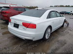 2014 Audi A8 L 4.0t White vin: WAUR2AFD3EN010059