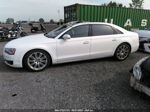 2014 Audi A8 L 4.0t White vin: WAUR2AFD5EN013352