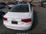 2014 Audi A8 L 4.0t White vin: WAUR2AFD5EN013352