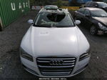 2014 Audi A8 L 4.0t White vin: WAUR2AFD5EN013352