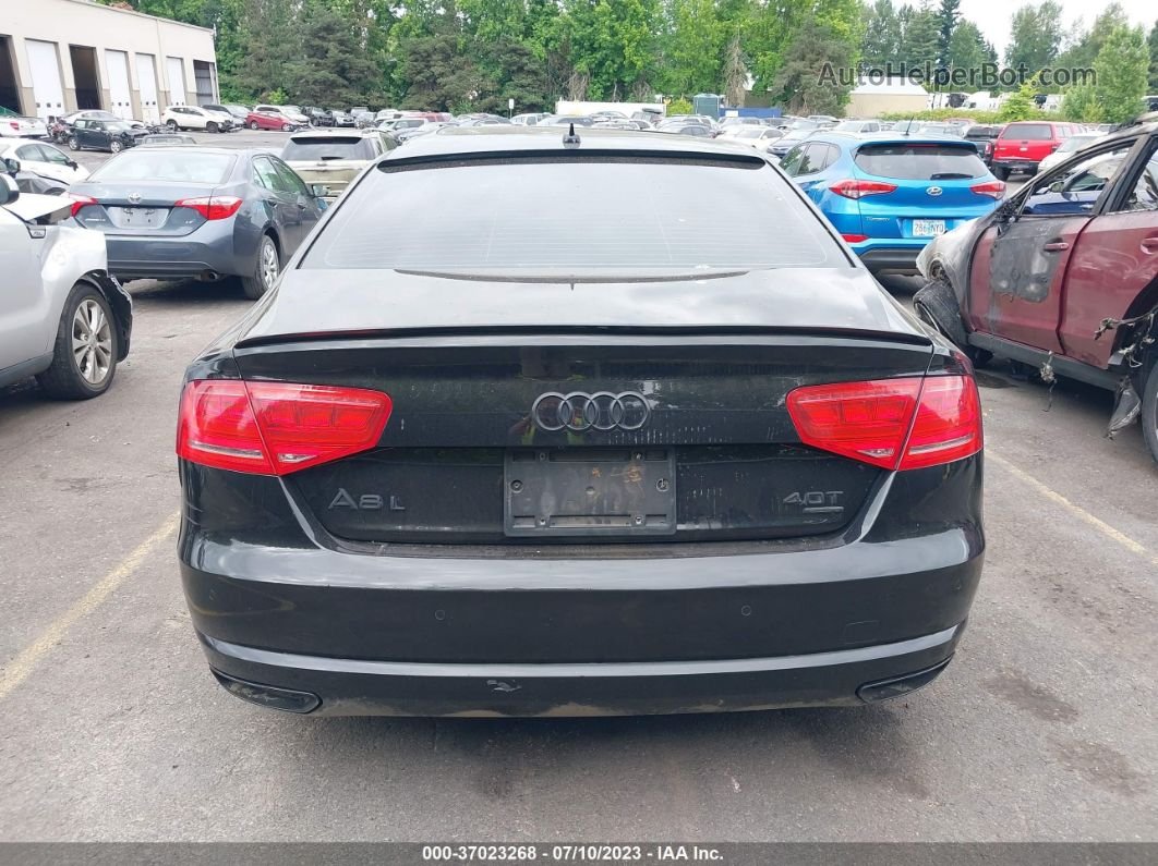 2014 Audi A8 L 4.0t Black vin: WAUR2AFD6EN004319