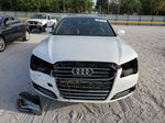 2014 Audi A8 L Quattro White vin: WAUR2AFD6EN004496