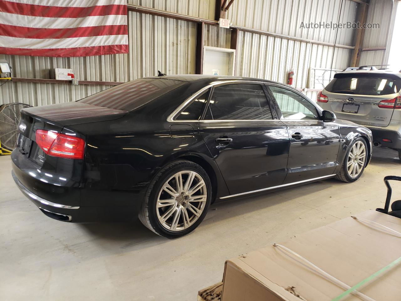 2014 Audi A8 L Quattro Black vin: WAUR2AFD6EN010296