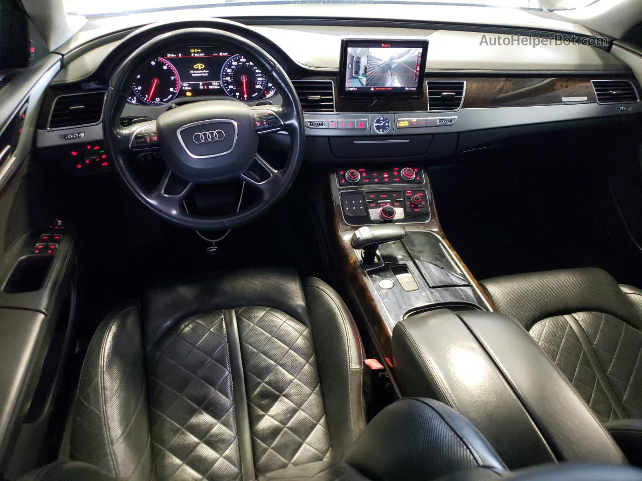 2014 Audi A8 L Quattro Черный vin: WAUR2AFD6EN010296