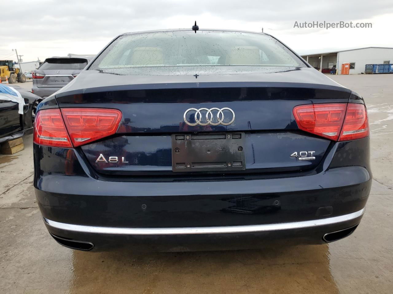 2014 Audi A8 L Quattro Blue vin: WAUR2AFD7EN002269