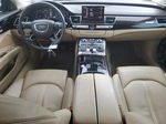 2014 Audi A8 L Quattro Tan vin: WAUR2AFD7EN004782