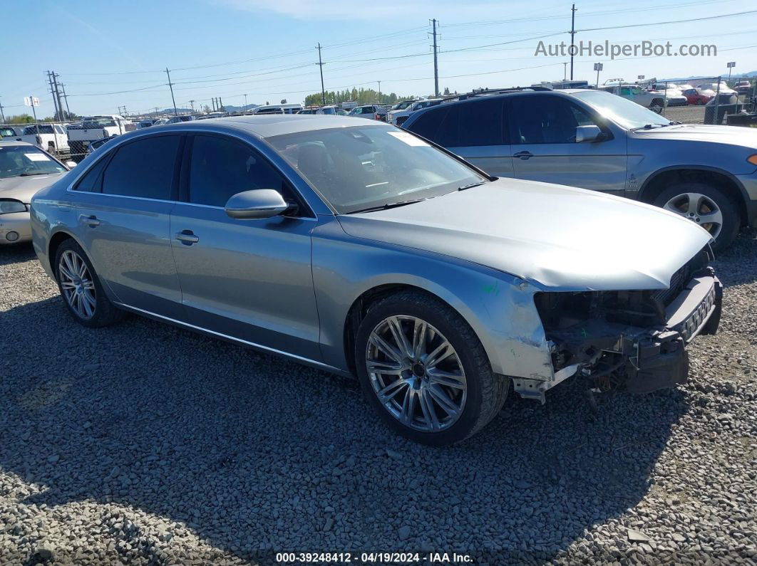 2014 Audi A8 L 4.0t Silver vin: WAUR2AFD8EN002149