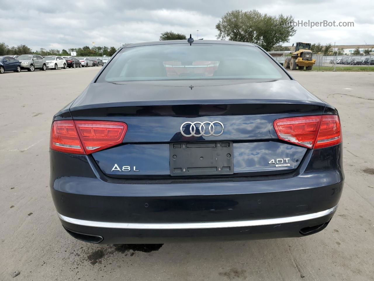 2014 Audi A8 L Quattro Синий vin: WAUR2AFD8EN003012