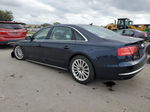 2014 Audi A8 L Quattro Синий vin: WAUR2AFD8EN003012