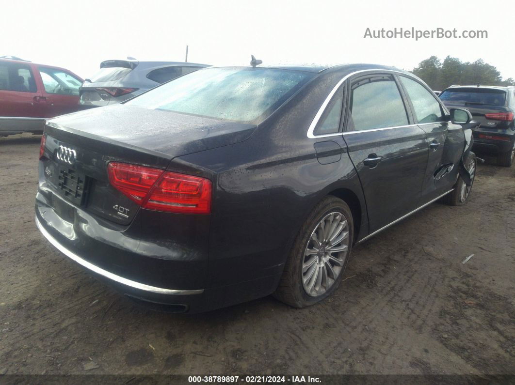 2014 Audi A8 L 4.0t Gray vin: WAUR2AFD8EN006329