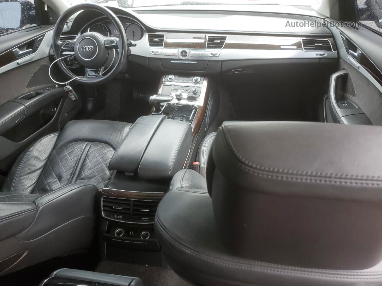 2014 Audi A8 L Quattro Черный vin: WAUR2AFD8EN011269