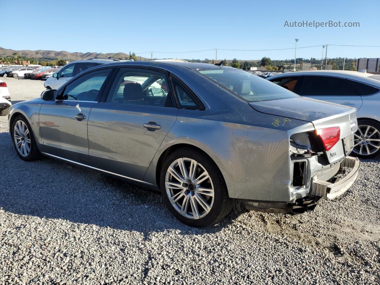 2014 Audi A8 L Quattro Gray vin: WAUR2AFD9EN002340