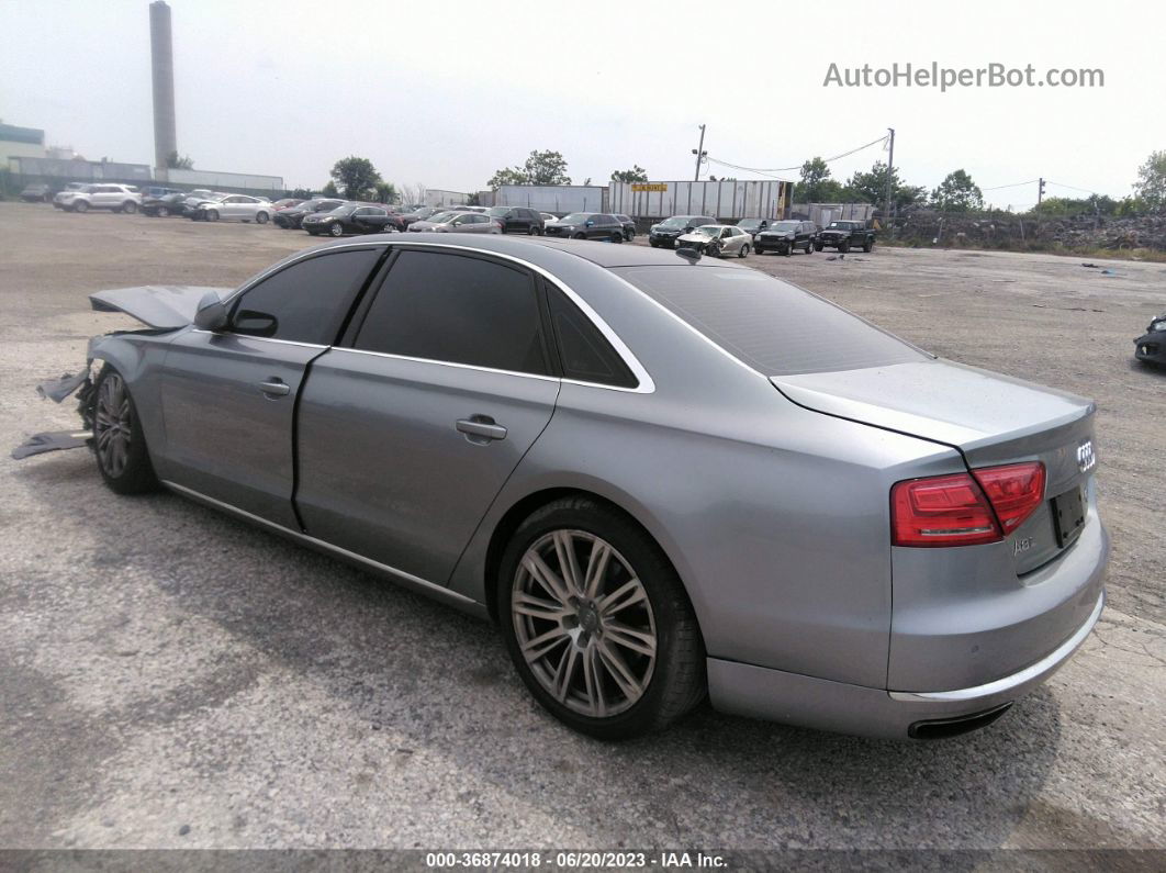 2014 Audi A8 L 4.0t Gray vin: WAUR2AFD9EN004573