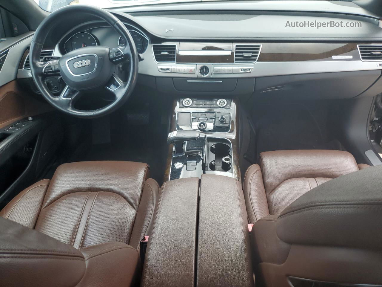 2014 Audi A8 L Quattro Черный vin: WAUR2AFD9EN010177