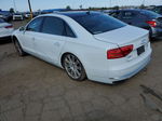 2014 Audi A8 L Quattro White vin: WAUR2AFD9EN010860