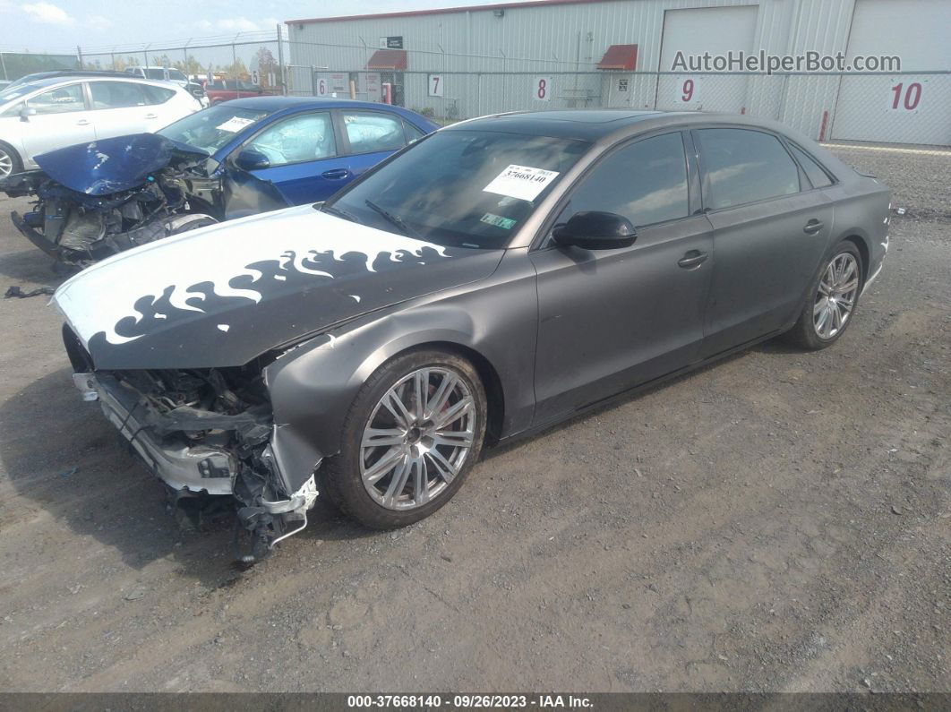 2014 Audi A8 L 4.0t Серый vin: WAUR2AFD9EN013855