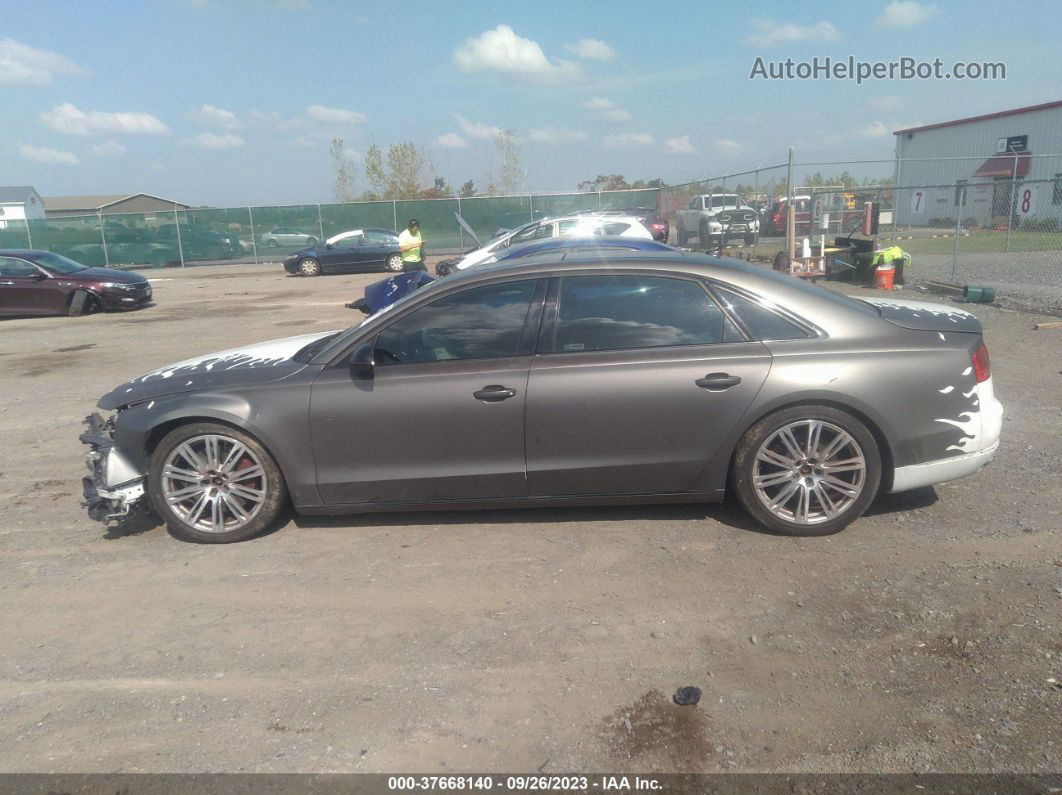 2014 Audi A8 L 4.0t Gray vin: WAUR2AFD9EN013855