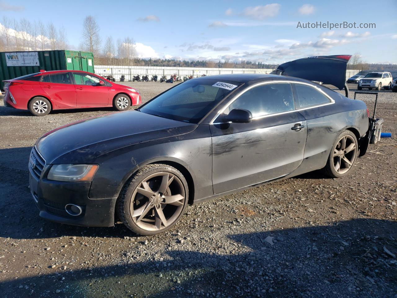 2011 Audi A5 Premium Plus Черный vin: WAURFAFR0BA037285